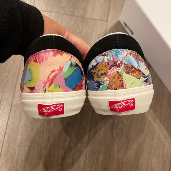 Damien Hirst Splatter Skull X Vans slip ons - Picture 3 of 5